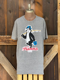 Thumbnail for Hamm’s Fishing Bear Tee- Heather Grey