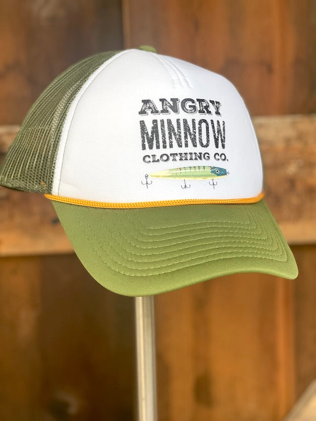 Angry Minnow Logo Foam Trucker Hat