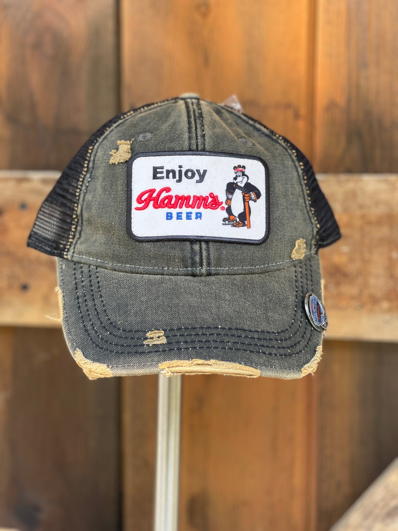 Enjoy Hamm's Beer Hockey Hat Angry Minnow Clothing Co.