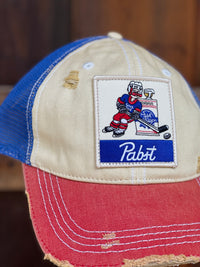 Thumbnail for Pabst Blue Ribbon Red/ White/ Blue Hockey Hat