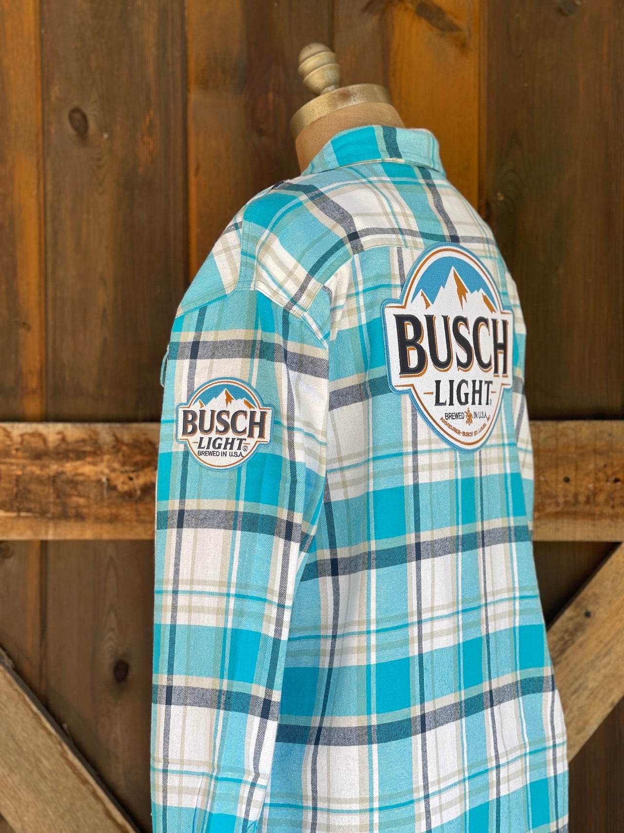 Busch Light Flannel Angry Minnow Clothing Co.