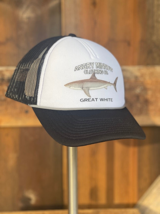 Foam Truckers Cap Great White Shark