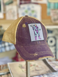 Thumbnail for After School Hat- Distressed Purple Snapback