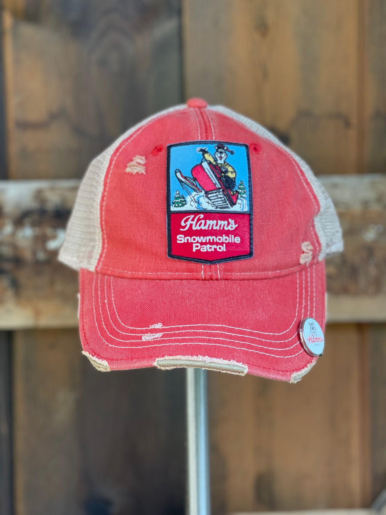 Hamm's Snowmobile Hat Angry Minnow Clothing Co