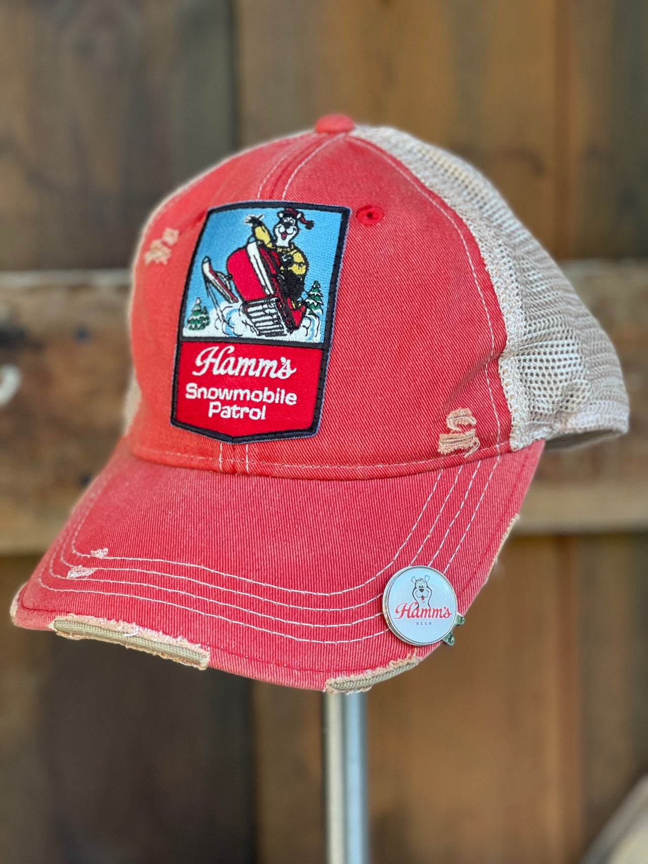 Hamm's Snowmobile Patrol Retro Hat