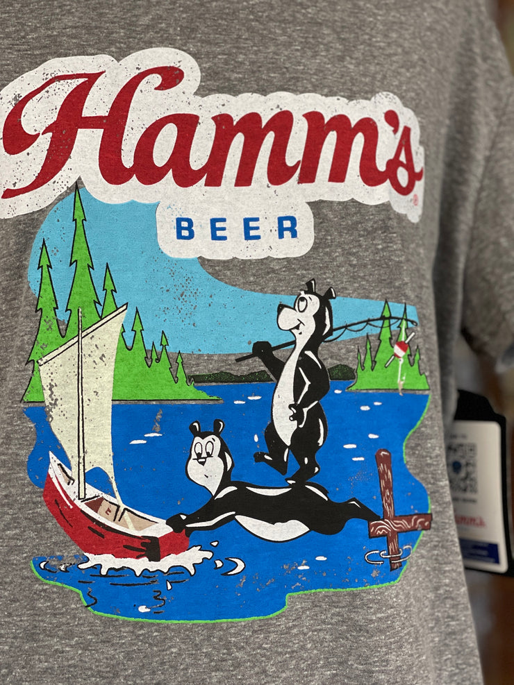 Hamm's Sailboat Bear Graphic Tee  Angry Minnow Vintage – Angry