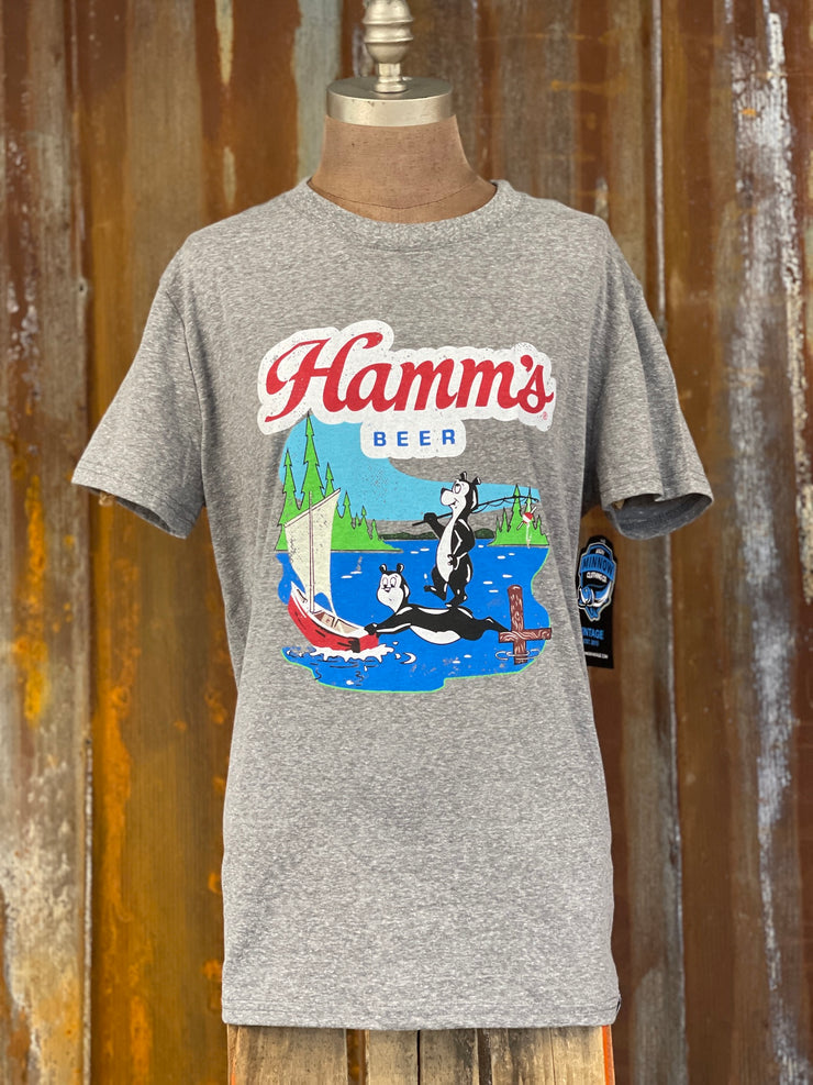 Hamm's Sailboat Bear Graphic Tee  Angry Minnow Vintage – Angry