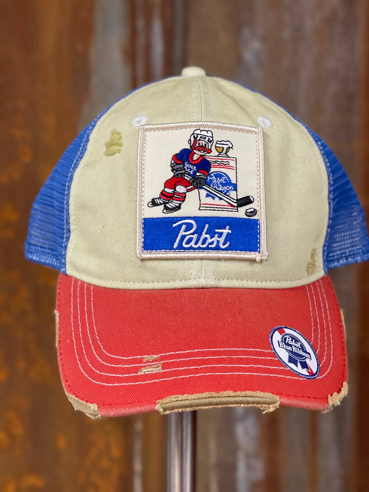 Pabst Blue Ribbon TRI-TONE Hockey Hat