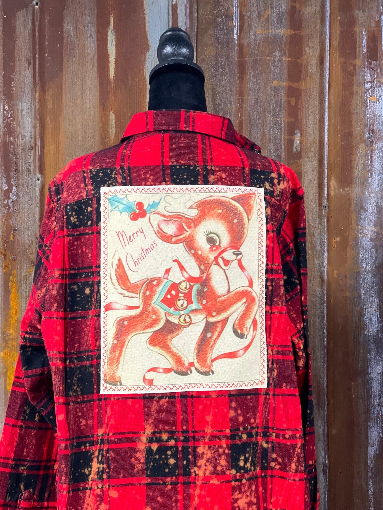 Rockin' Reindeer Holiday Flannel Angry Minnow Vintage