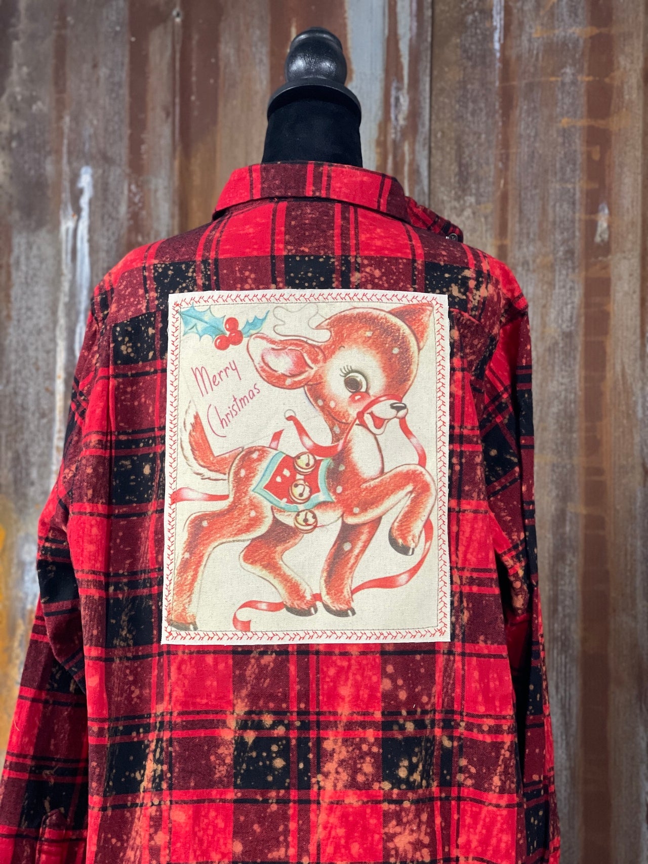 Rockin' Reindeer Christmas Flannel Angry Minnow Clothing Co.