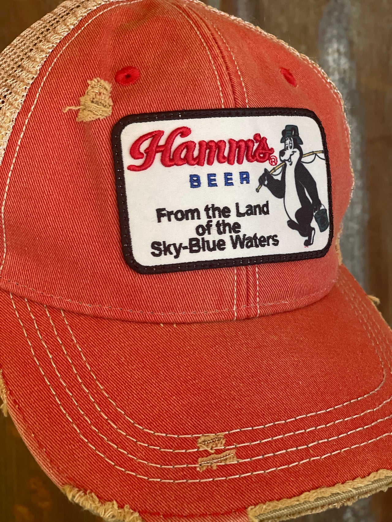Hamm's Beer Fishing Hats Angry Minnow Clothing Co.