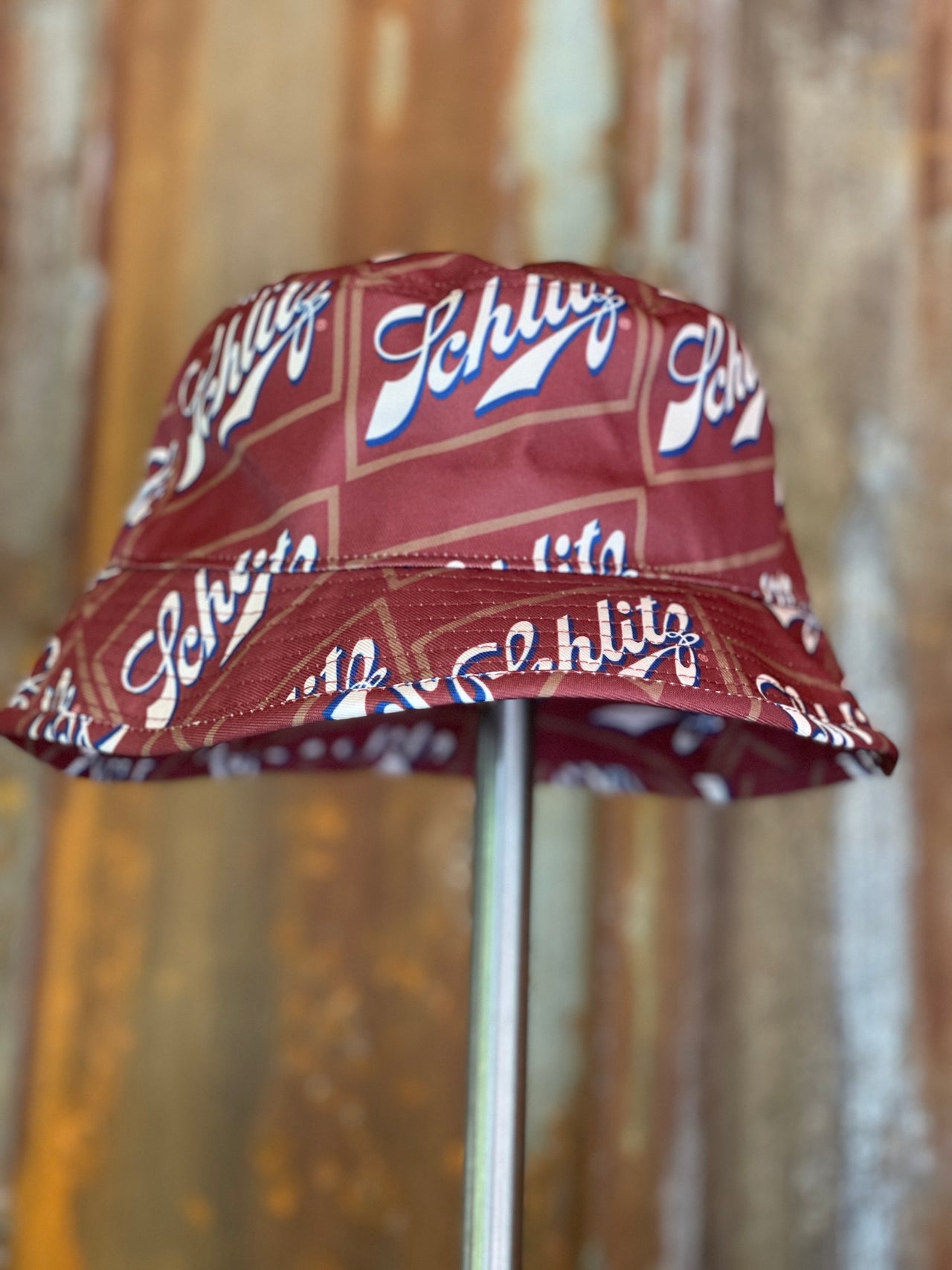 Schlitz Beer Retro Bucket Hat- Maroon