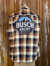 Thumbnail for Busch Light Sleeveless Flannel