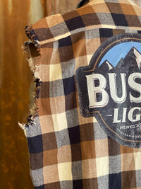 Thumbnail for Busch Light Sleeveless Flannel