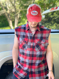 Thumbnail for Coors Banquet Sleeveless Flannel