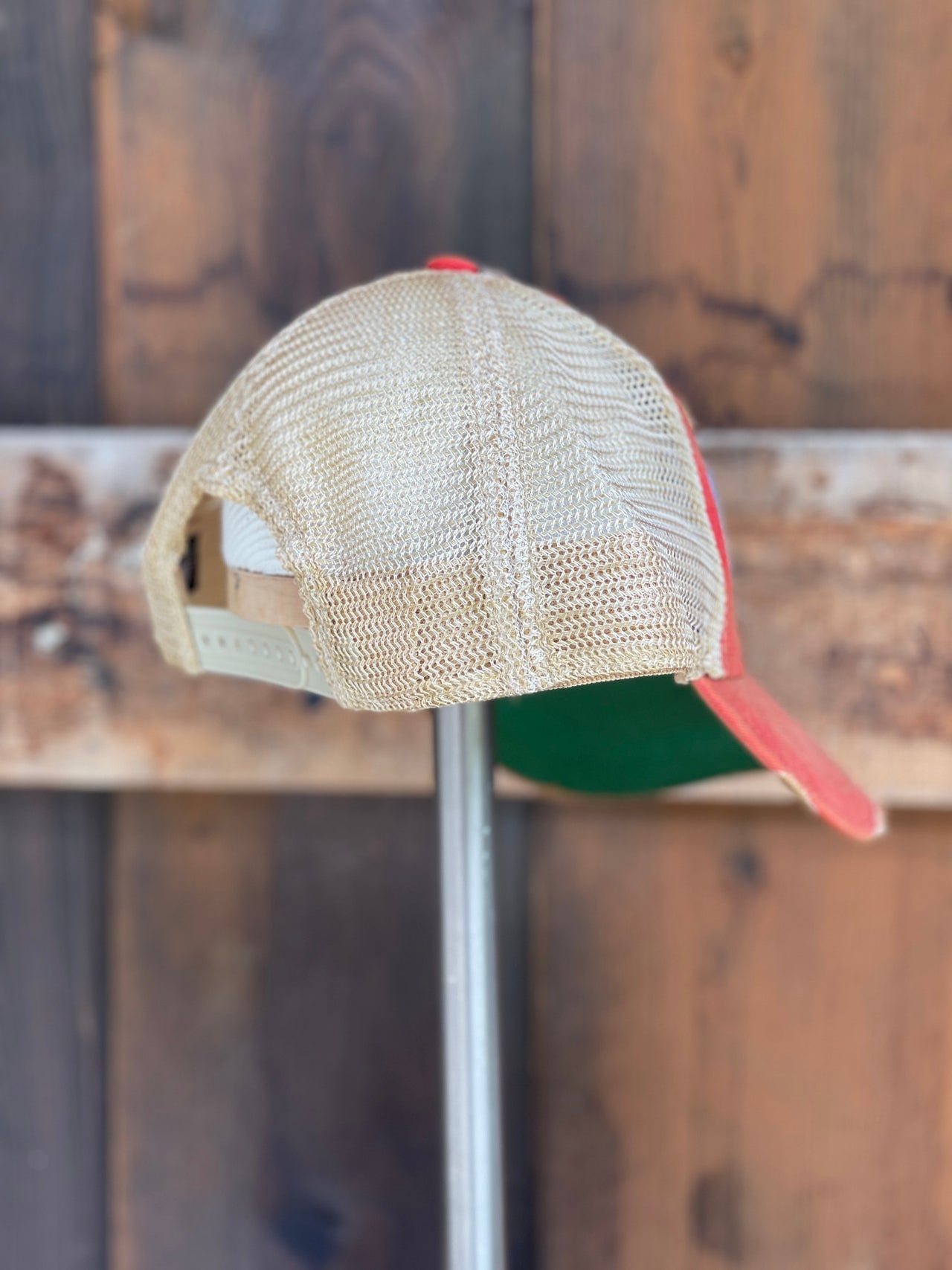 Ice Cold Pabst Retro Hat- Distressed Red