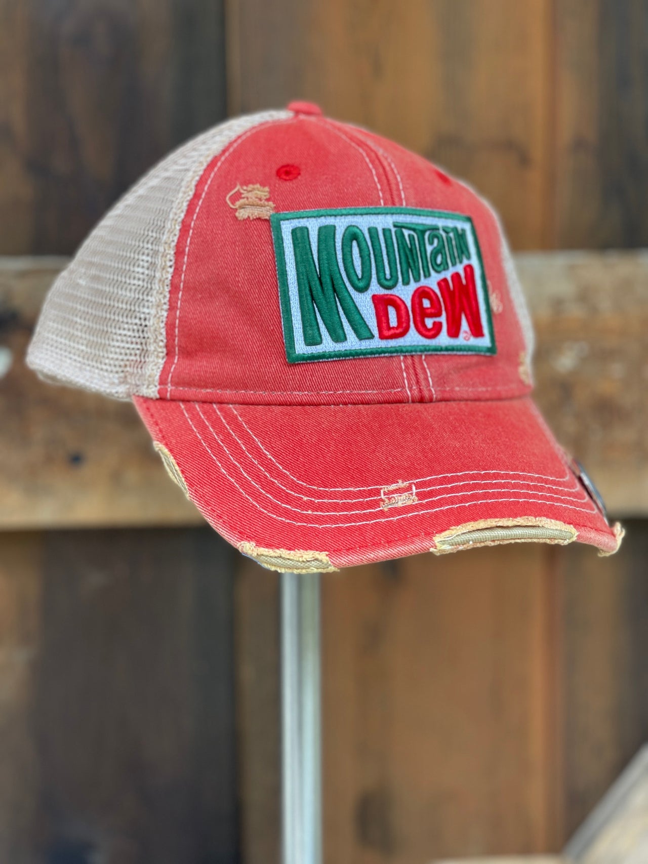 Mountain Dew Retro hats at Angry Minnow Vintage