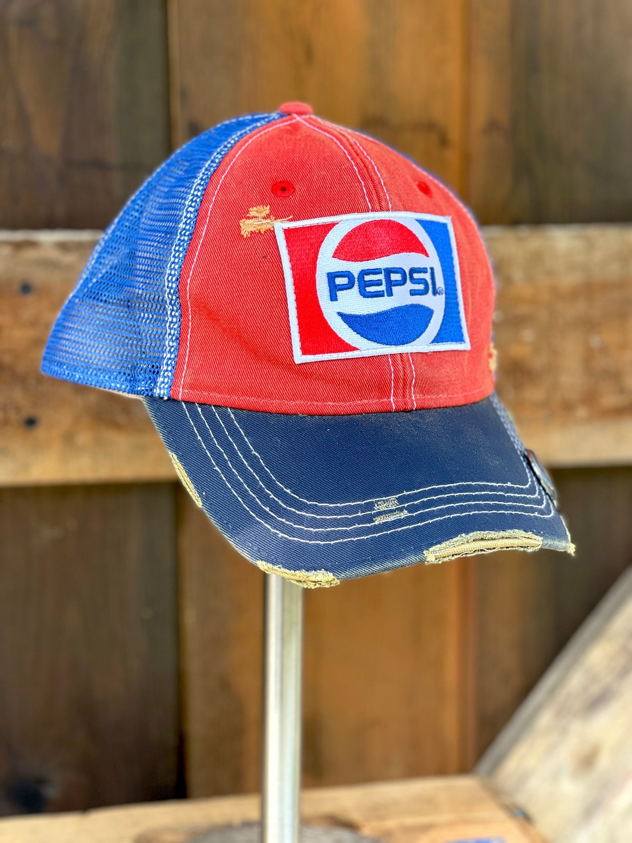 Pepsi Retro Snapback Hat Angry Minnow Vintage