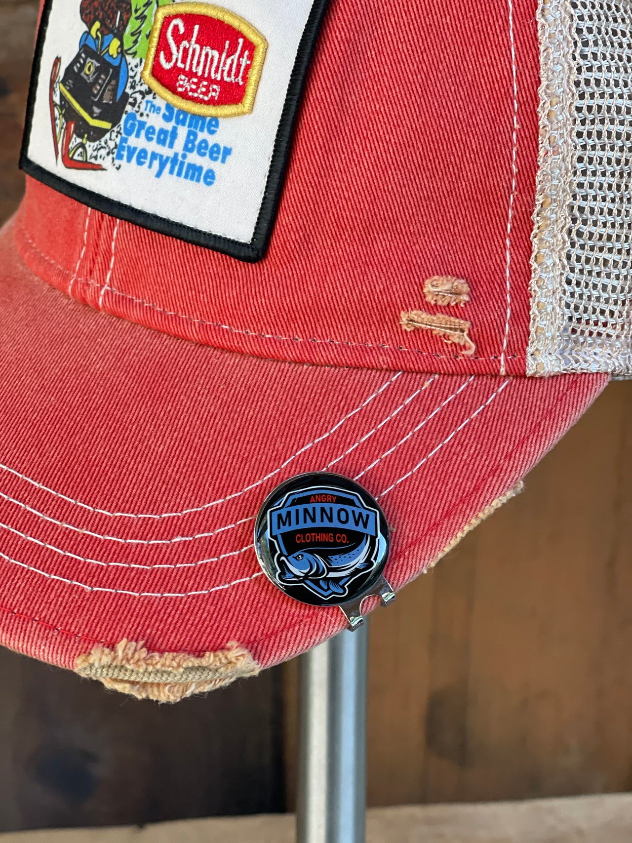 Schmidt Beer Snowmobile Hats Angry Minnow Clothing Co.