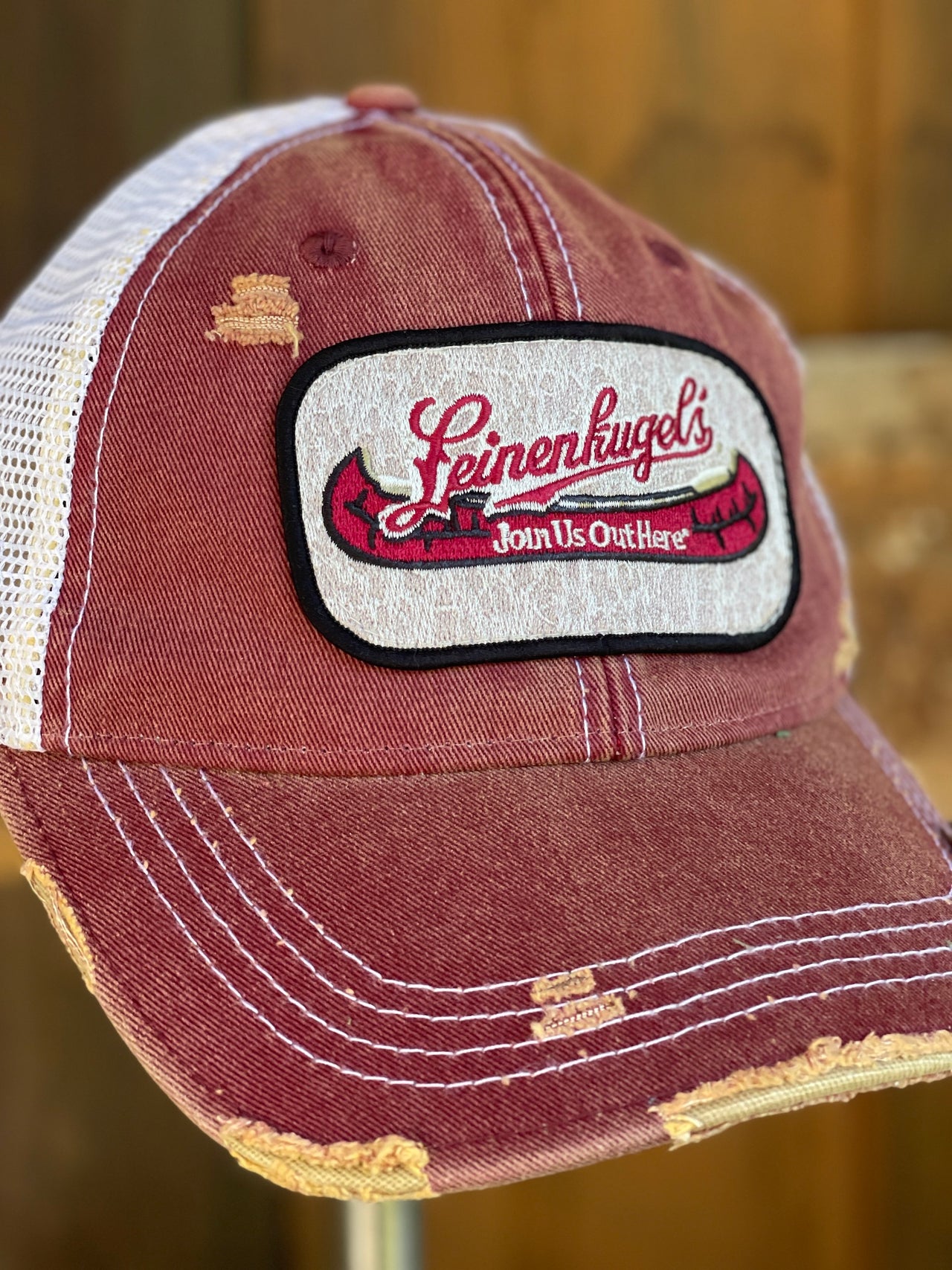 Leinenkugel hats at Angry Minnow Vintage