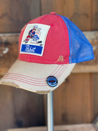 Thumbnail for Pabst Blue Ribbon Tri-tone Hockey Hat