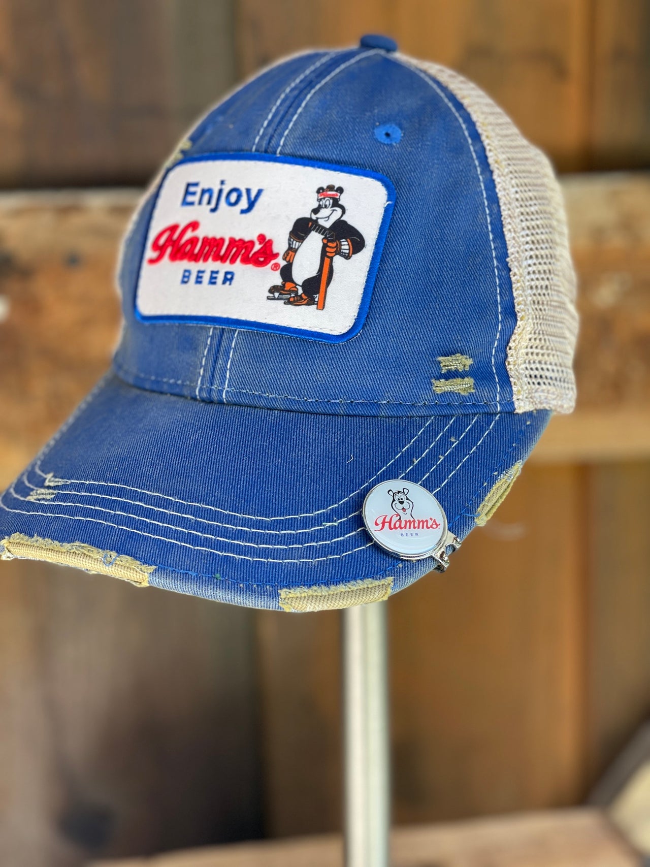 Hamm's Hockey Bear Hat