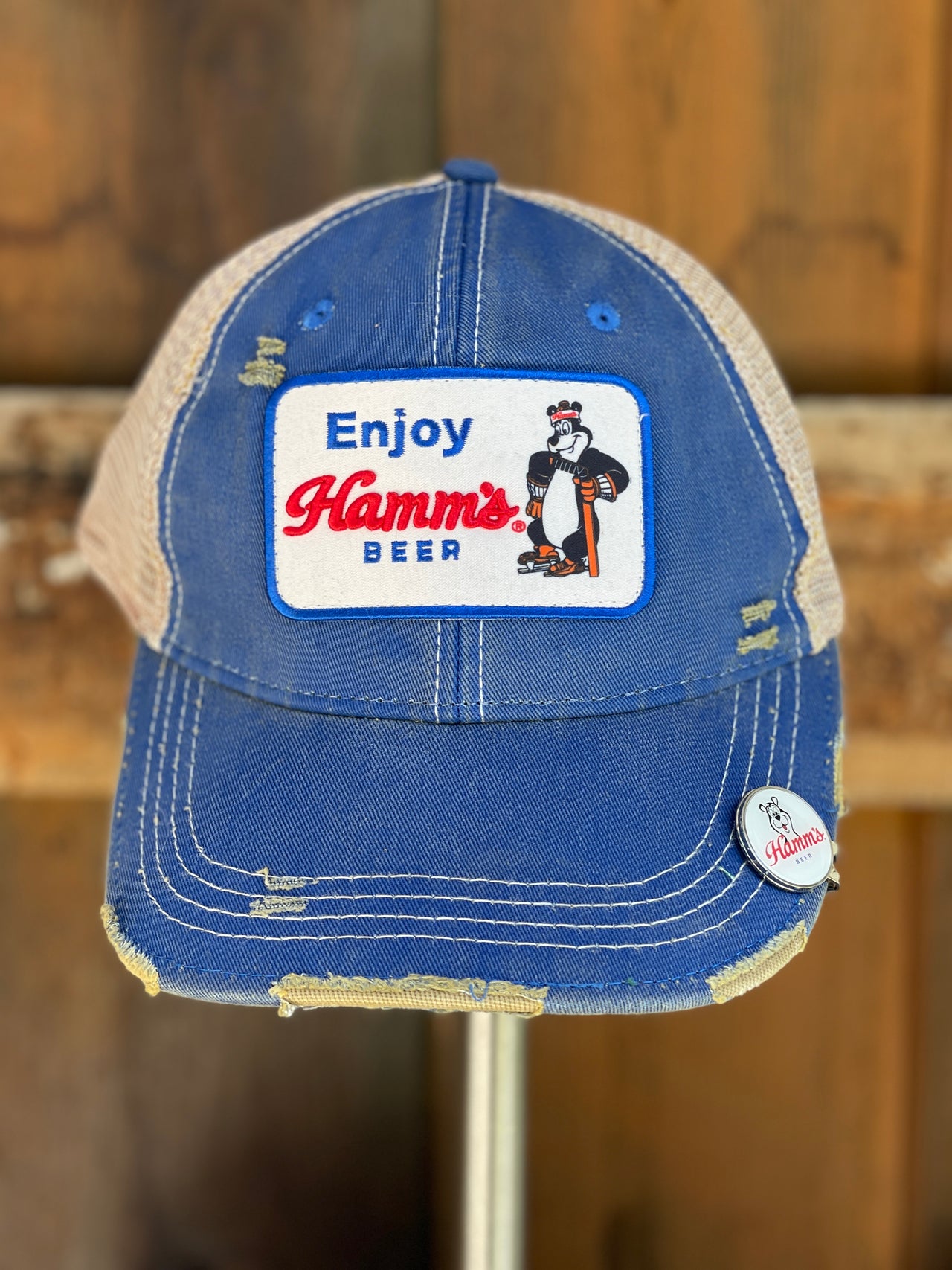 Enjoy Hamm's Hockey hat Angry Minnow