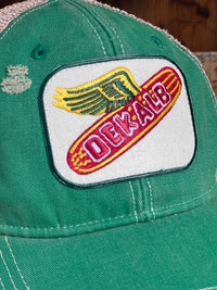 Thumbnail for Seed Corn Retro Hat- Distressed Kelly Green Snapback