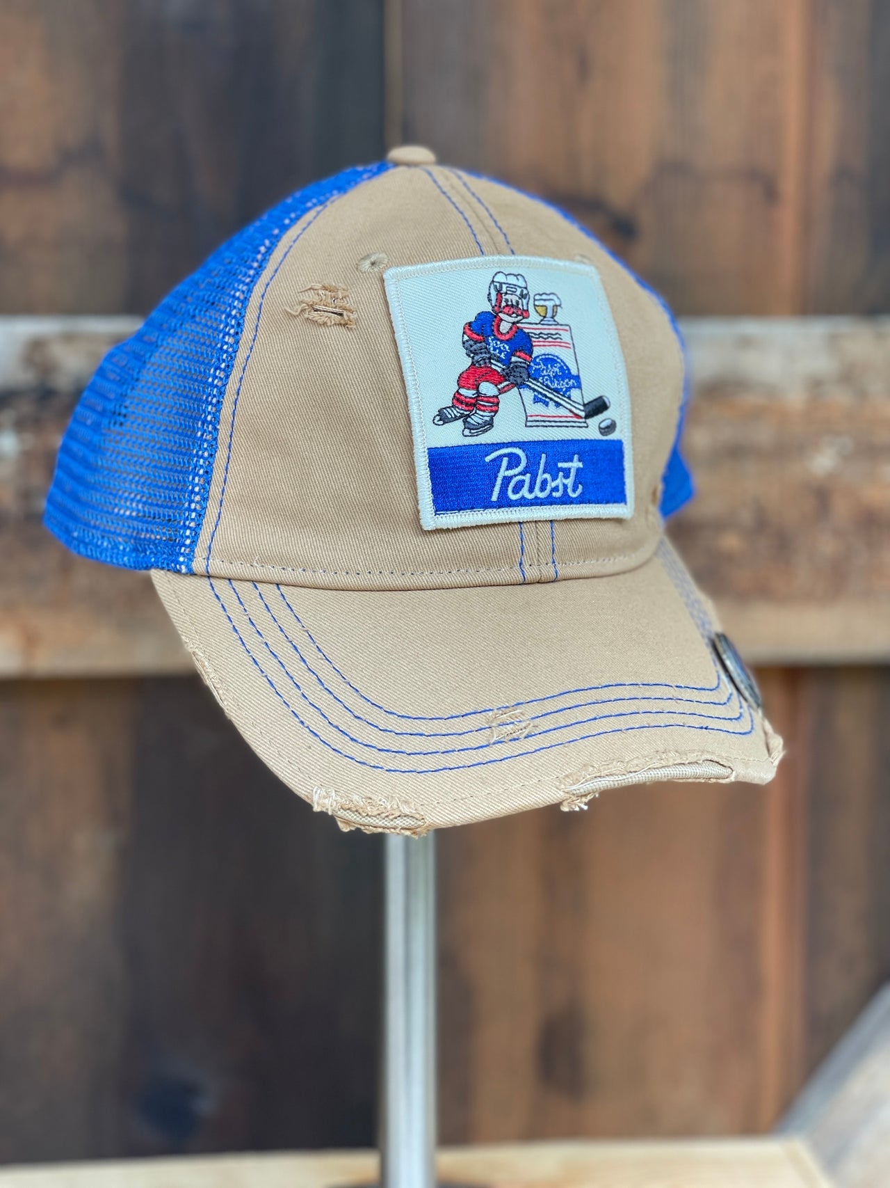 Pabst Hockey hat Angry Minnow VIntage