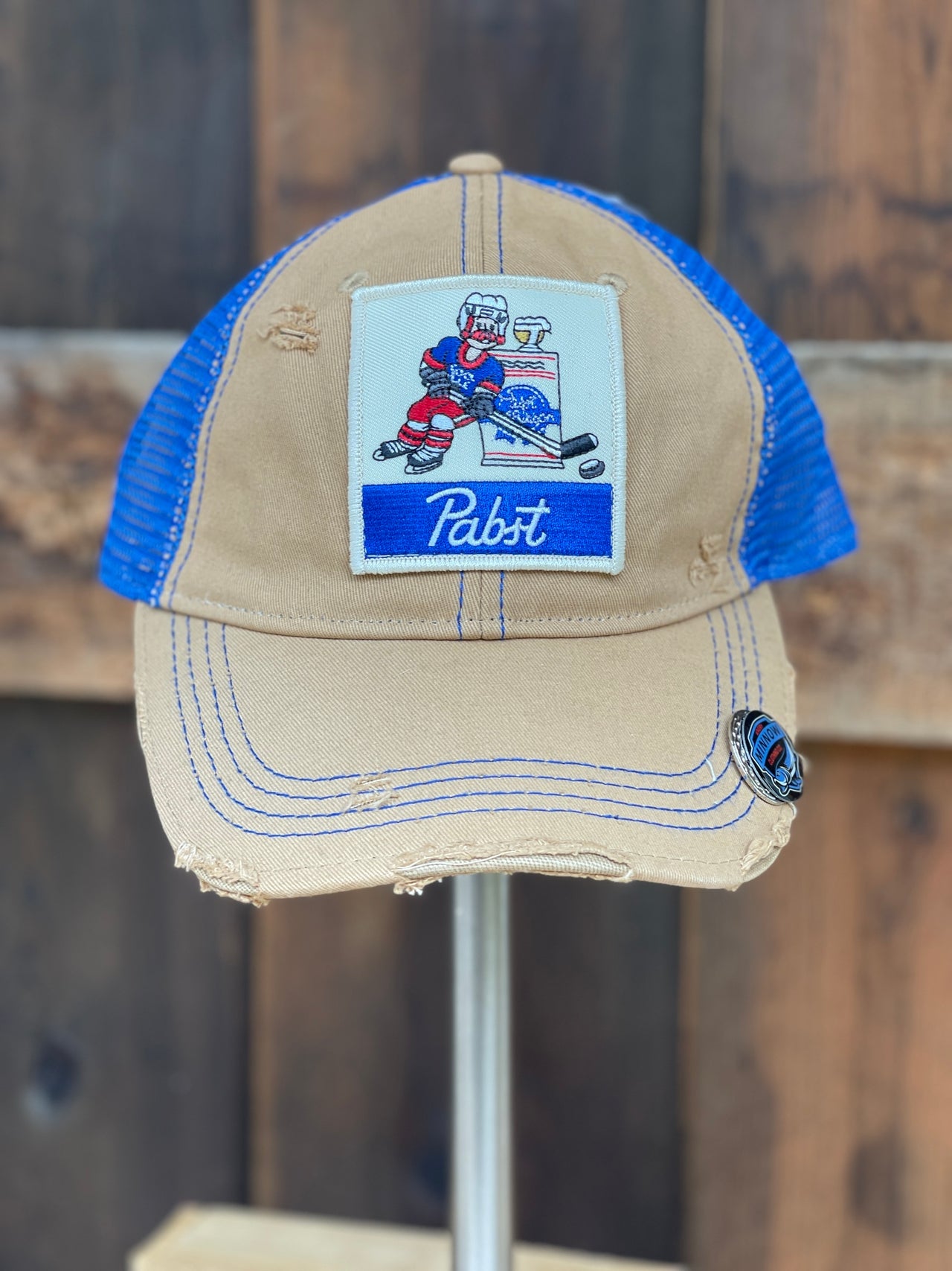 PBR Hockey hat Angry Minnow Clothing co