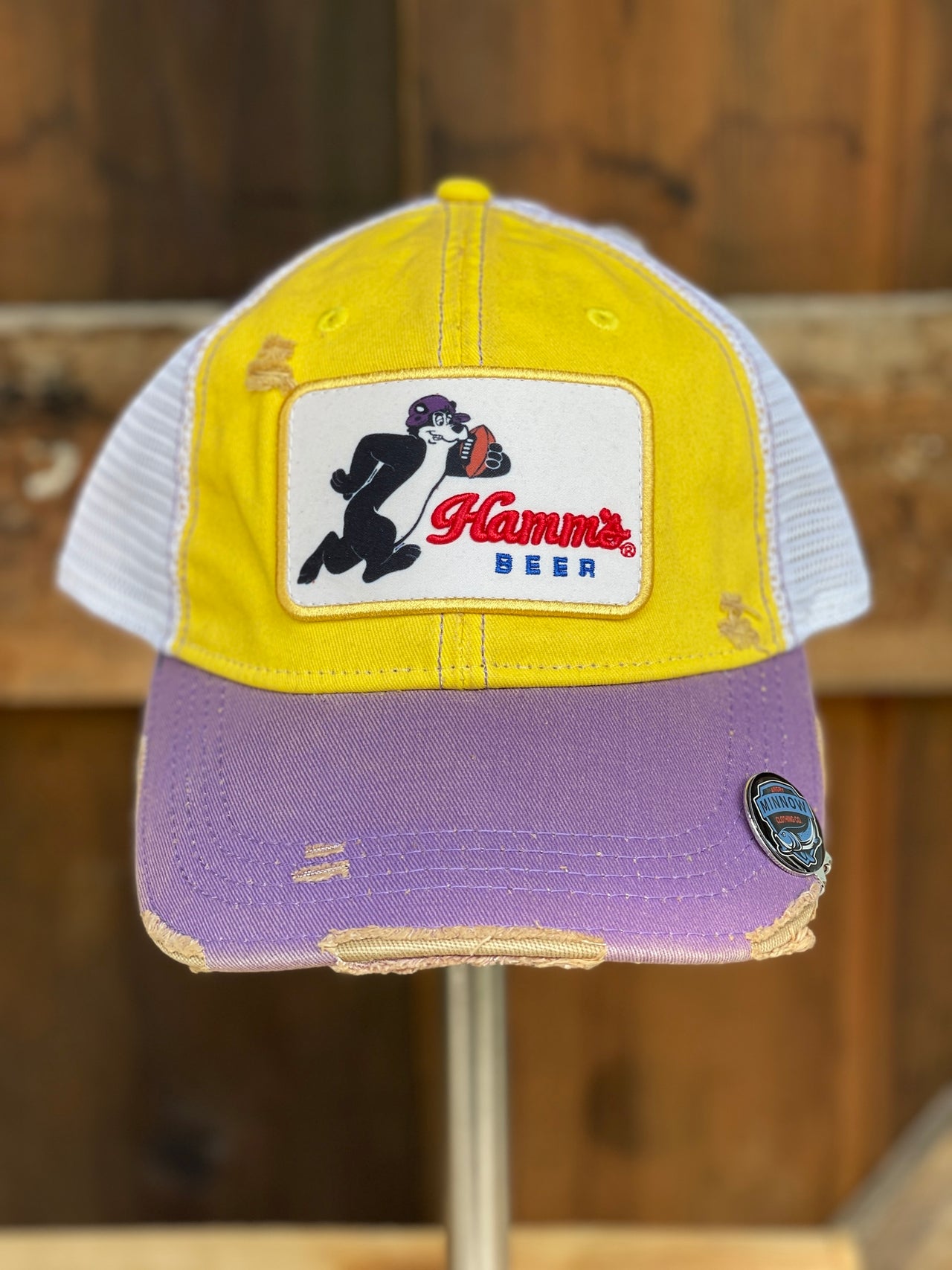 Hamm's Football Bear Tri-tone Hat