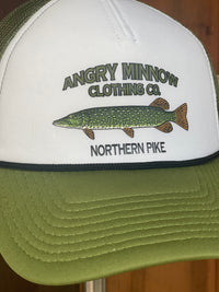 Thumbnail for Angry Minnow Freshwater Fish Hat- NORTHERN PIKE