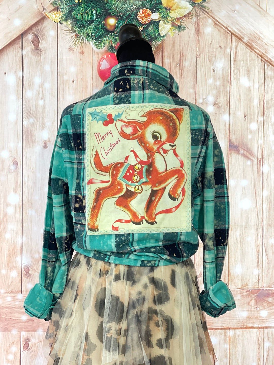 Rockin' Reindeer Flannel Angry Minnow Clothing Co