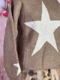 Thumbnail for NORTH STAR Pullover Sweater- Fawn