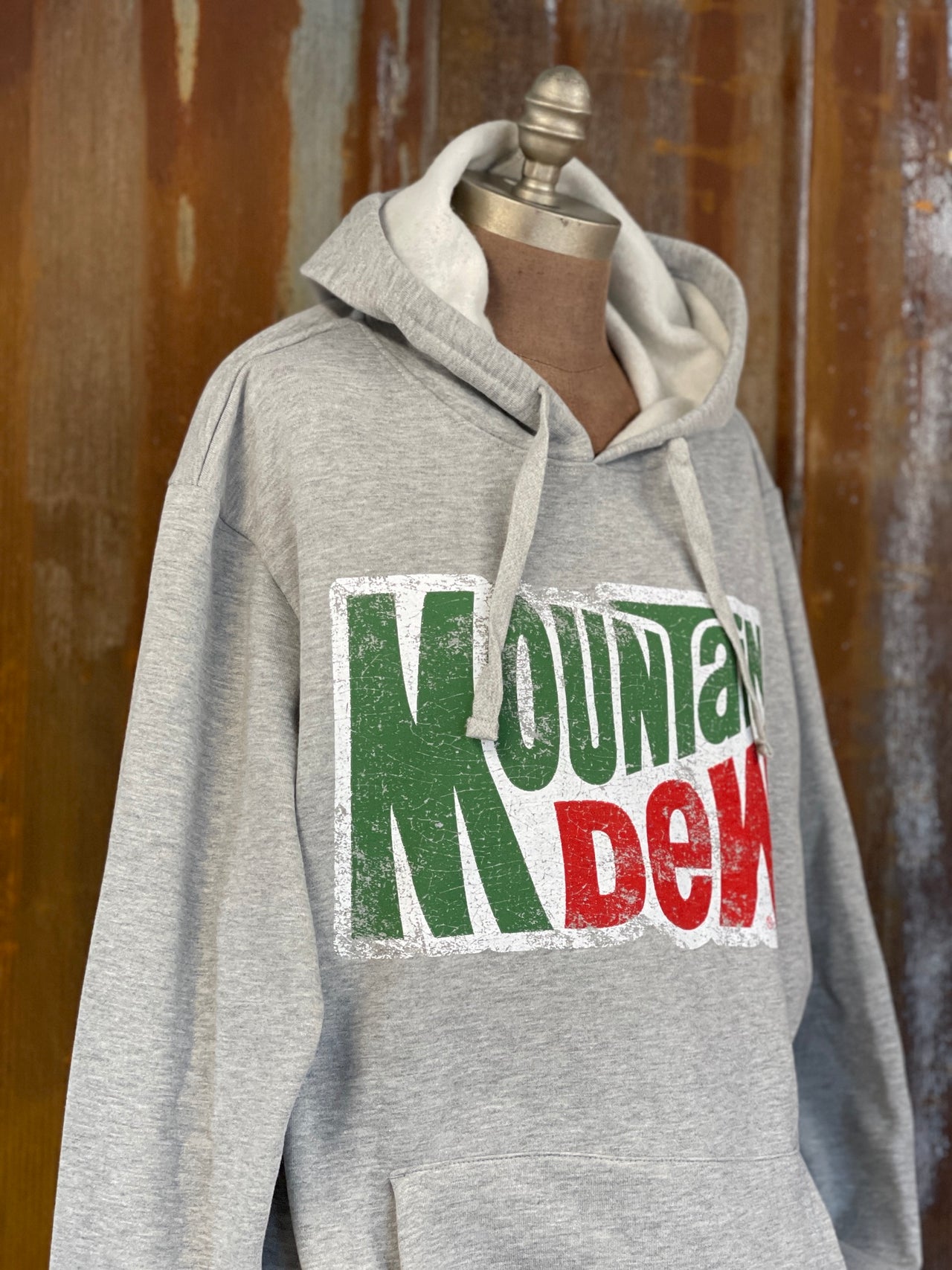 Mountain Dew Hoodie- Heather Grey