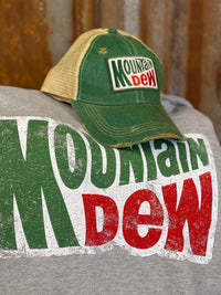 Thumbnail for Mountain Dew Hoodie- Heather Grey