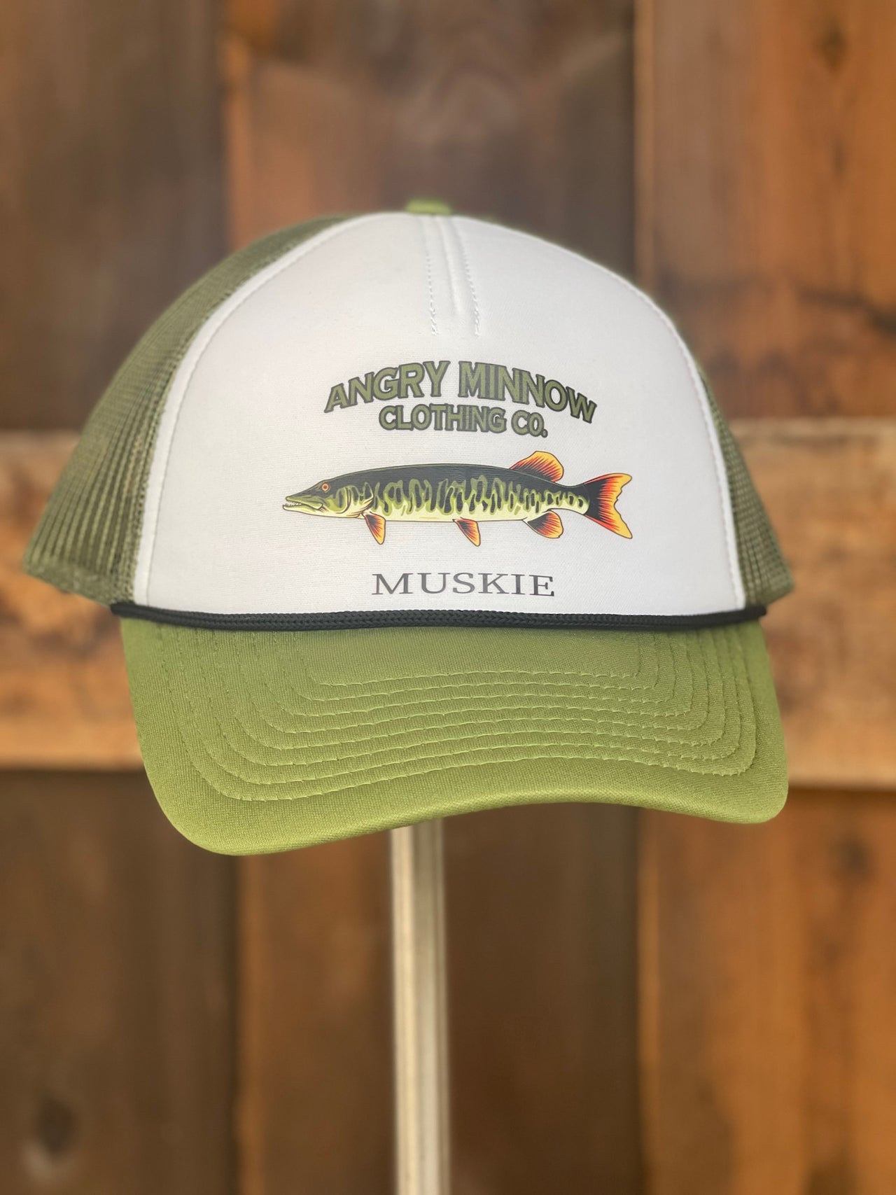 Angry Minnow Freshwater Fish Hat- MUSKIE