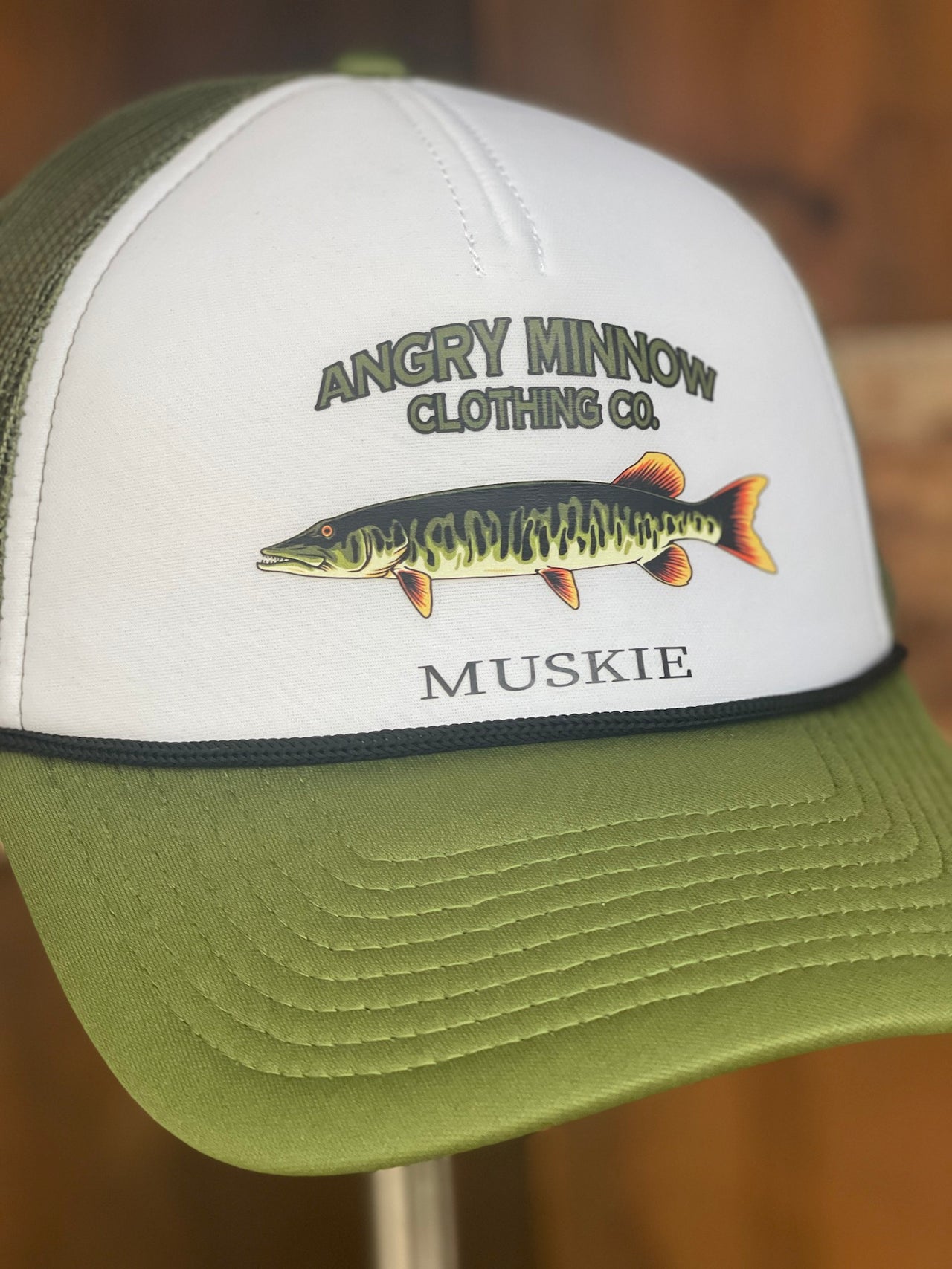 Angry Minnow Freshwater Fish Hat- MUSKIE