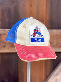 Thumbnail for Pabst Blue Ribbon Red/ White/ Blue Hockey Hat