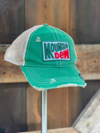 Thumbnail for Mountain Dew retro hat Angry Minnow Vintage