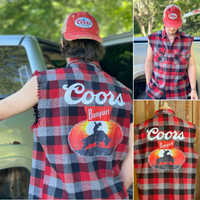 Thumbnail for Coors Banquet Sleeveless Flannel