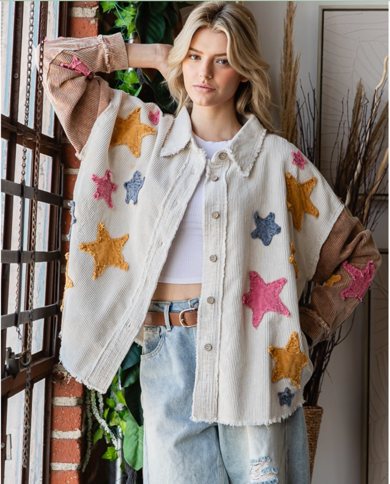 SHOOTING STAR Shacket- Ivory