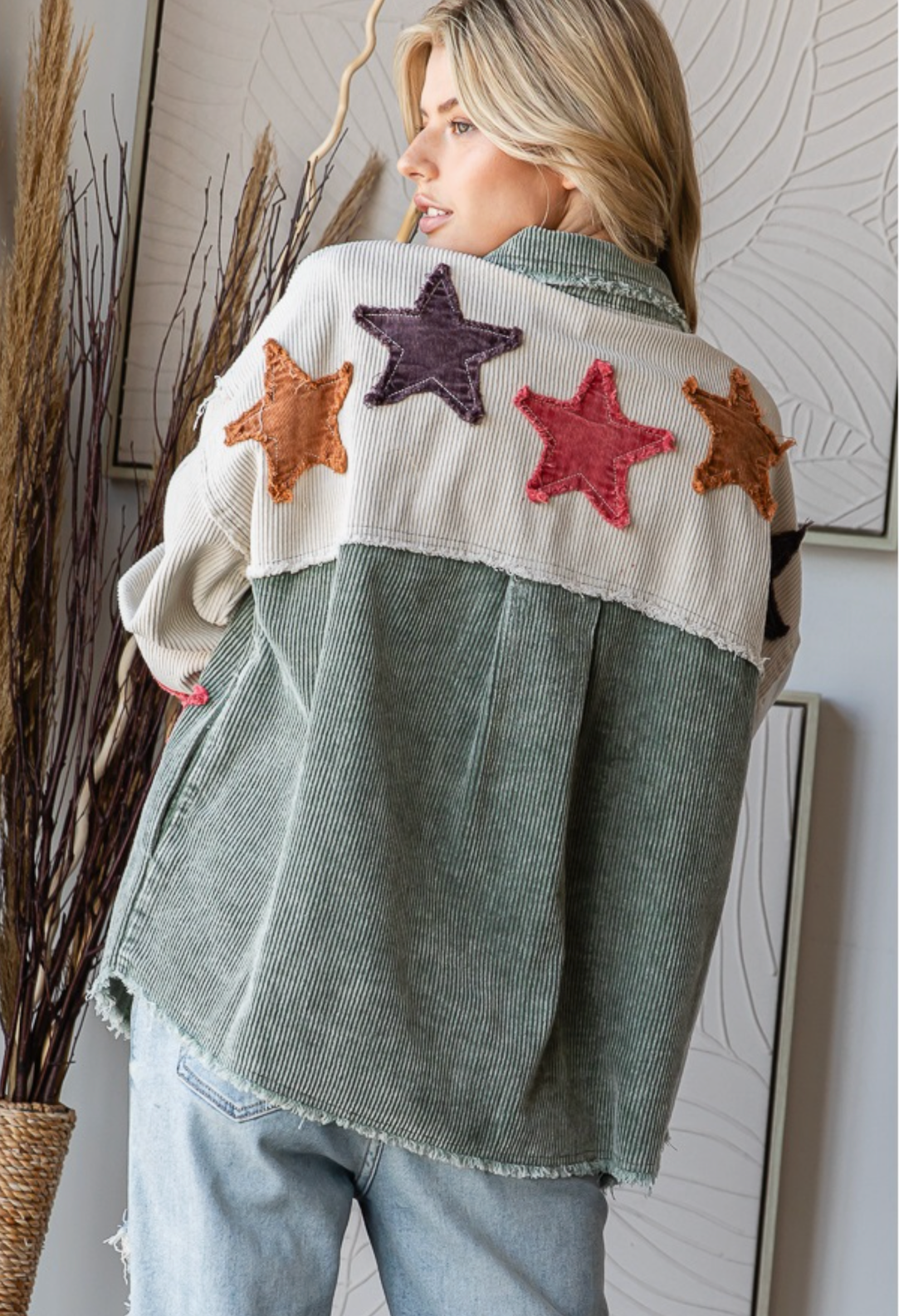 SHOOTING STAR Shacket- Sage