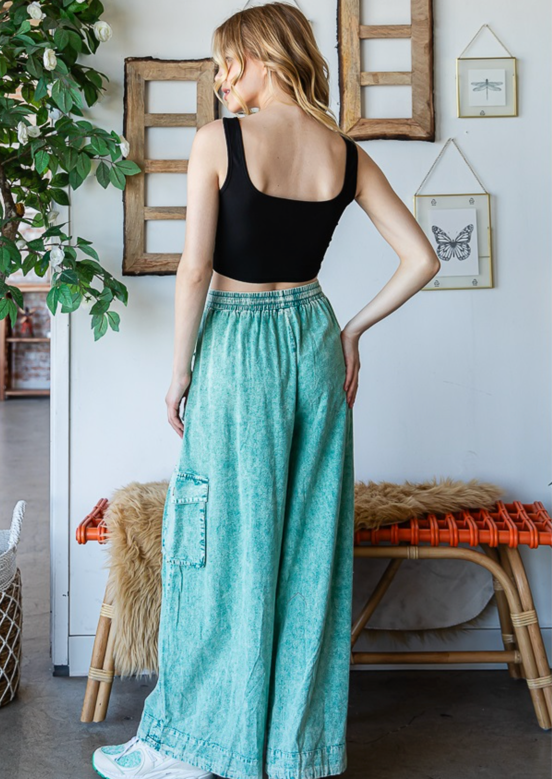 Washed LOUNGER Pants- Teal