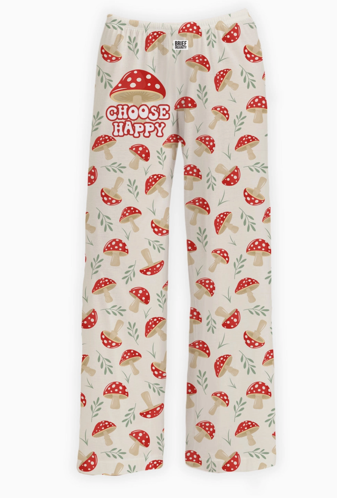 Choose Happy Mushroom Pajama Bottoms