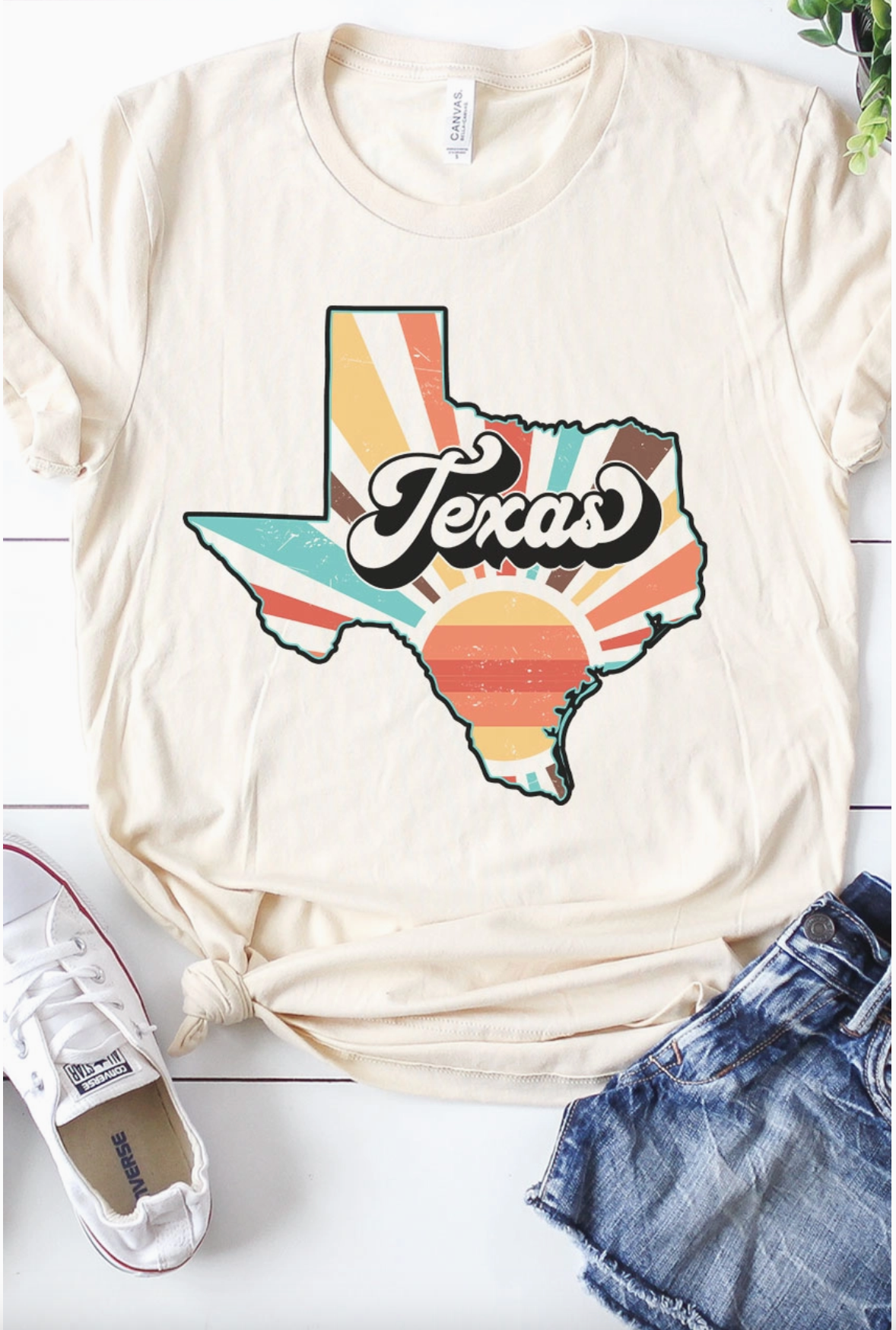 TEXAS Tee- Ivory