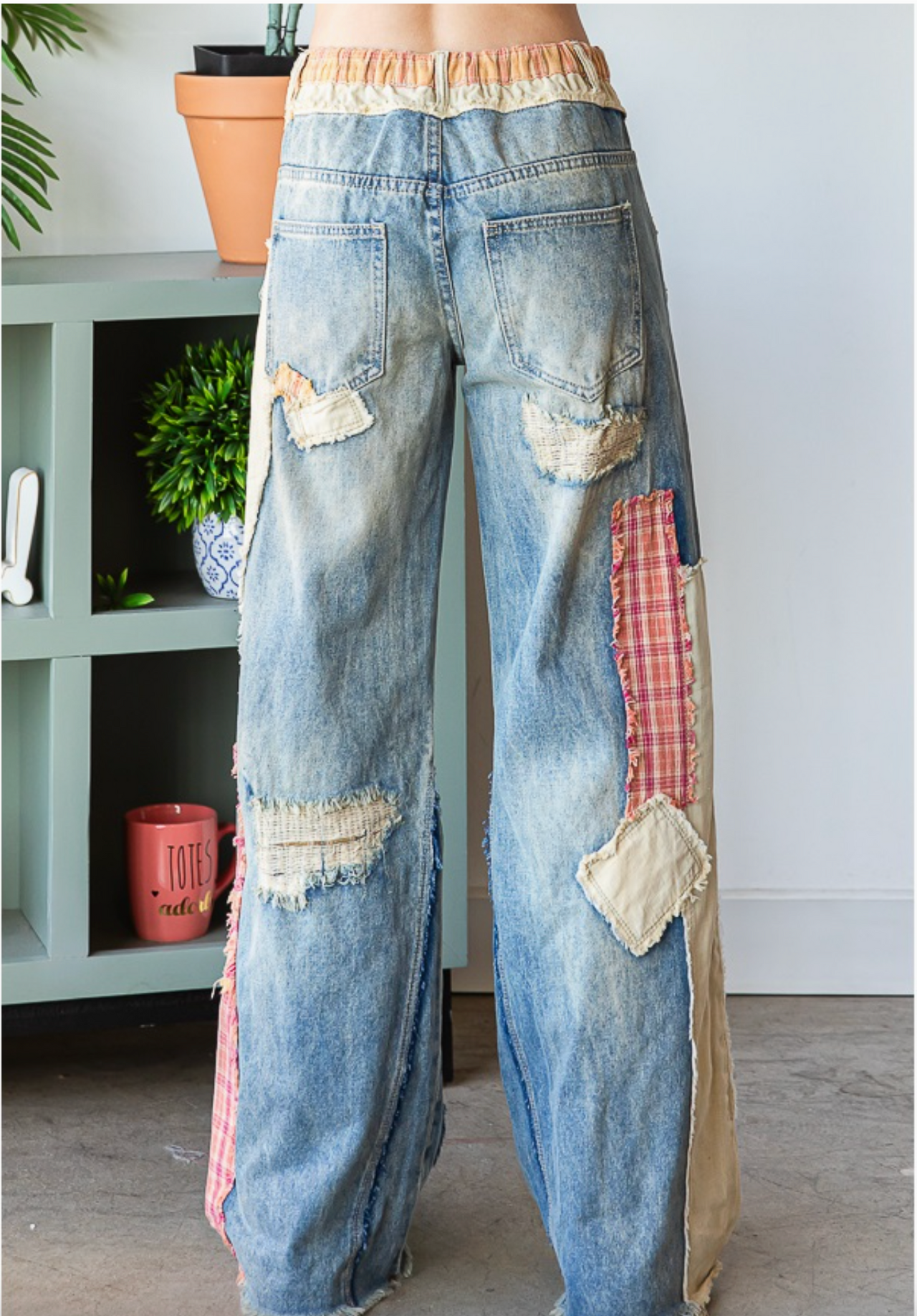 Boho Patch Jeans