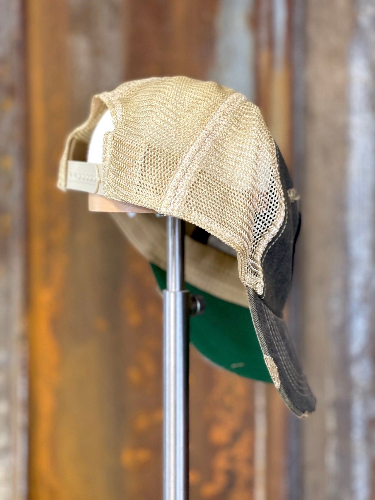 Sales/ Service - Outboard Hat Round- Distressed Kelly Green