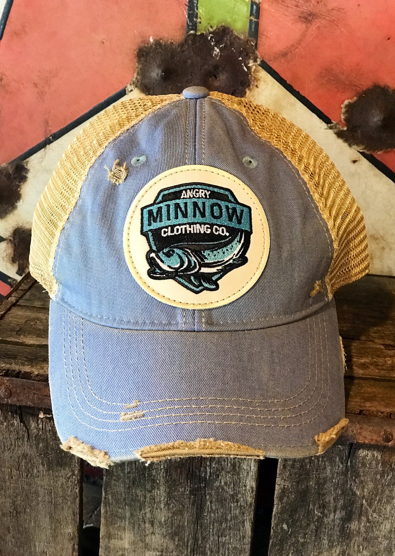 Distressed Hats Angry Minnow Vintage – Angry Minnow Vintage LLC