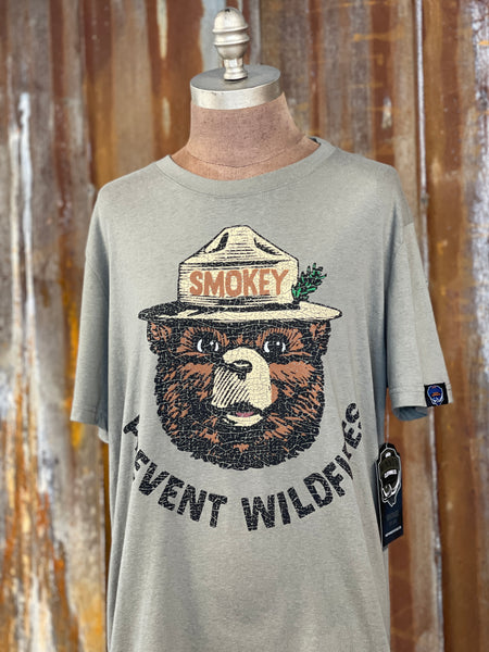 Smokey Bear PREVENT WILDFIRES Graphic Tee | Angry Minnow